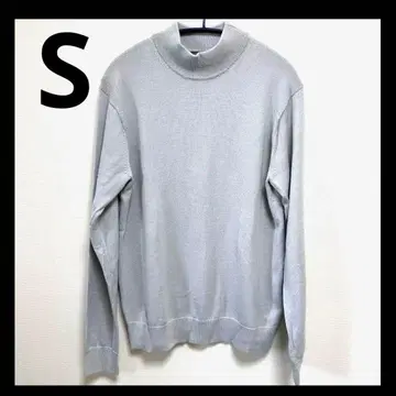 [ 유나이티드 애로우즈 ] 그레이 하이넥 스웨터 울 S