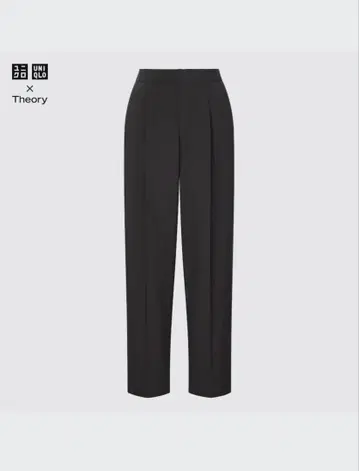UNIQLO Theory 감동 턱 이지 팬츠 블랙