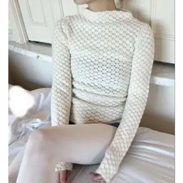 에디트폴르 울 크로셰 터틀 탑