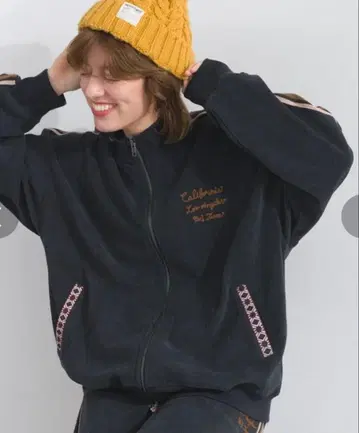 limeinc 라임인크 코듀로이 사이드 라인 지퍼 블루종