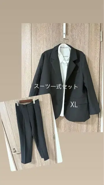 여성용 수트 3종 세트 (자켓, 팬츠, 셔츠) XL