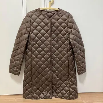 UNIQLO 울트라 라이트다운 퀼팅 롱 코트