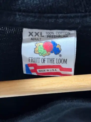 프룻 오브 더 룸 블랙 T셔츠 XXL 챔피온 리버스 위브