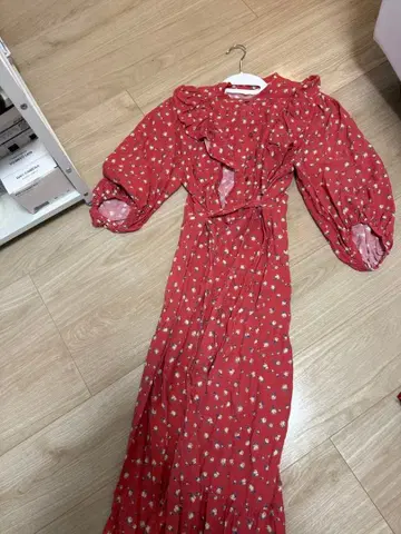 질 스튜어트 플라워 프린트 맥시 드레스