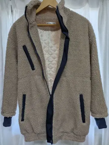 AIYISHANGFUSHI 플리스 자켓 베이지