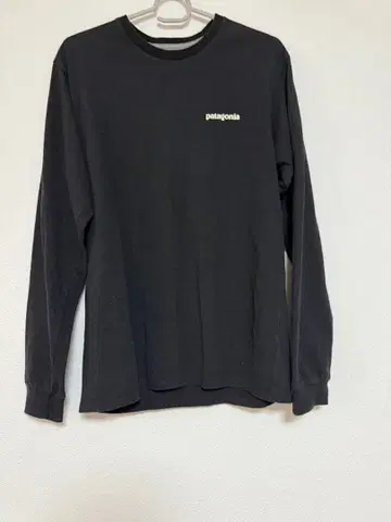 파타고니아 Patagonia 피쉬 로고 롱 T 블랙 BLK