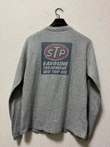 USA 굿온 STP 프린트 티셔츠 /M 멜란지 그레이 빈티지