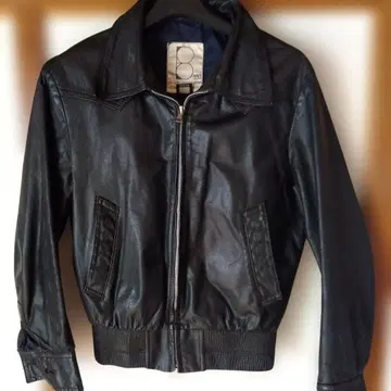 BIG-SURI 블랙 가죽 자켓 M