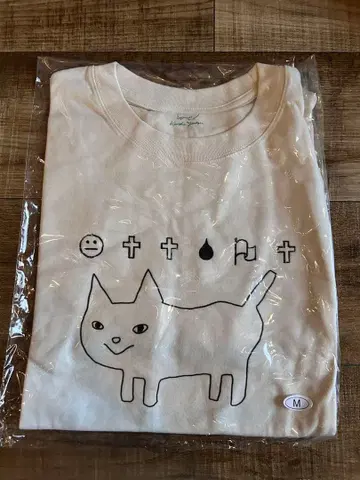 요네즈켄시 2023 투어 공상 공상고양이T 화이트 M 사이즈
