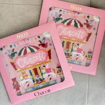 FEILER Chacott 콜라보 손수건 2장 세트