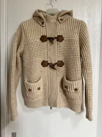 DAMAcollection  아이보리 니트 후드티 LL 사이즈