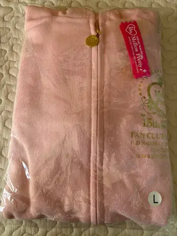 타무라 유카리 핑크 L 사이즈 후드티