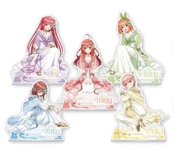 5등분의 신부 5등분의 프린세스 아크릴 스탠드 5종 미개봉 새상품