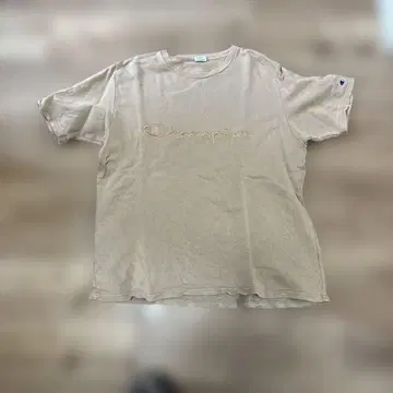 Champion 베이지 T셔츠 XL