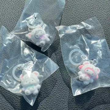 산리오 메지루시 액세서리 포근포근 스노우