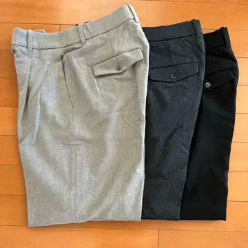 히트텍 턱 테이퍼드 팬츠 3종 세트