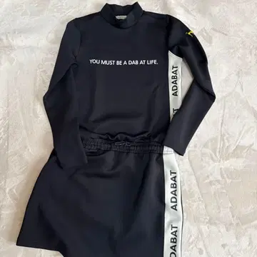 ADABAT 블랙 스포츠 원피스