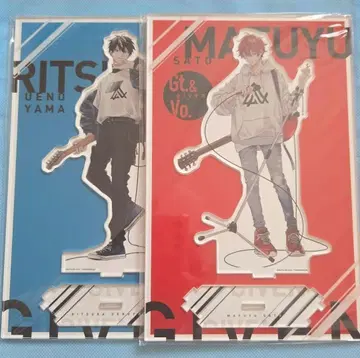 기븐전 이어지는 BIG 아크릴 스탠드 릿카 마코토 마후유 아크릴 스탠드