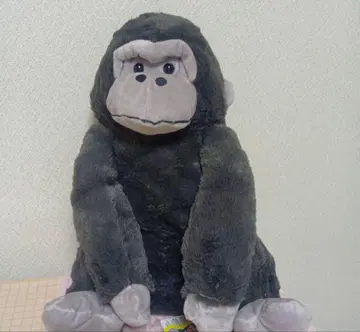 새상품 우호우호 고릴라의 고리군 봉제 인형 백팩 2~ 고리군~ 그레이