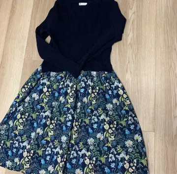 애프터눈 티 꽃무늬 원피스