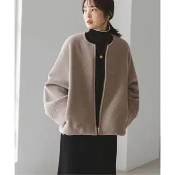 Noble MTR 숏 케이프 블루종 사이즈 36