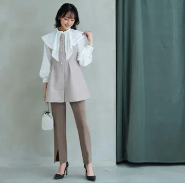 세레모니 수트 트위드 베스트 팬츠 세트