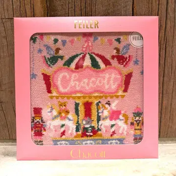 차코트 페이러 손수건 홀리데이 로얄 핑크 x 핑크