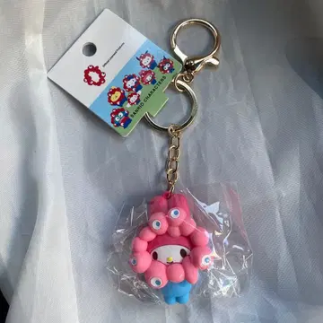 산리오 마이멜로디 변신 입체 마스코트 컬러 키링
