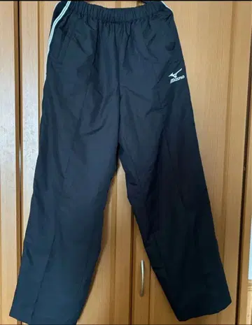 미즈노 블랙 팬츠 사이드 스트라이프 사이즈 O