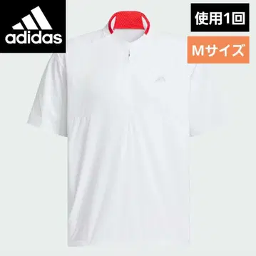 1회 착용 아디다스 골프 아디제로 발수 반팔 자켓 M 사이즈 화이트