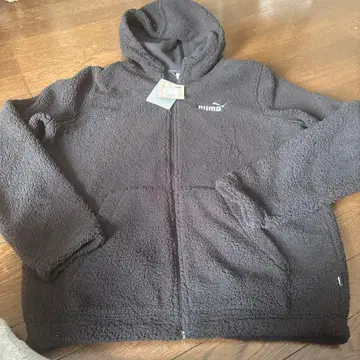 새상품 푸마 플리스 후드티 블랙 L