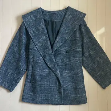 VIS 자켓 코트 그레이 계열 체크