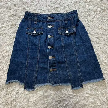 VENCE EXCHANGE 데님 미니 스커트