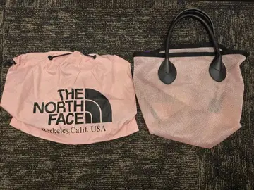 THE NORTH FACE 메쉬 토트백 핑크