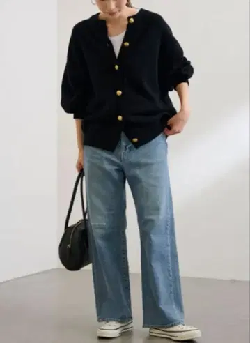 FRAMeWORK 메탈 버튼 2WAY 가디건