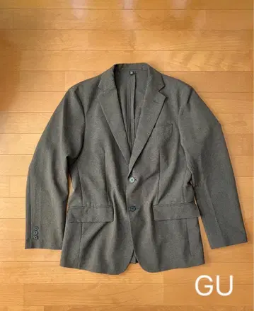 GU 워셔블 테일러드 자켓 브라운