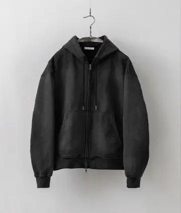 더블 지퍼 후드티