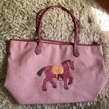 화이트 Why 머그잔 컬러 트리밍 숄더백 토트백