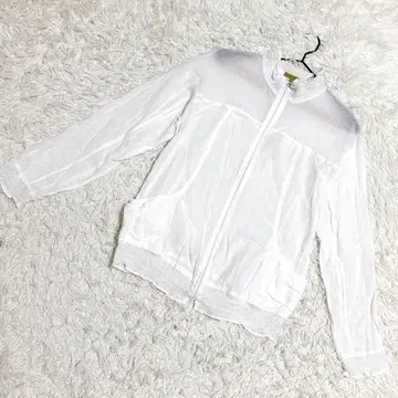 90ans 카틀반디장 새상품급 시어 점퍼 화이트 (L)