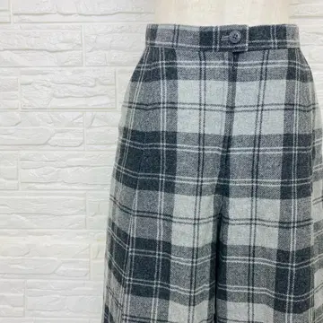 요크랜드 체크 무늬 큐롯 스커트 M [ 1667 19 ]