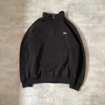 FILA 휠라 하프 지퍼 트레이닝복 블랙