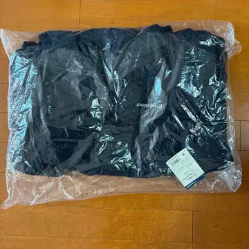[ 미사용 새상품 ] mont-bell 블랙 후드티 택 포함 새상품