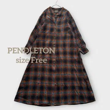 1591 PENDLETON / 펜들턴 울 체크 원피스
