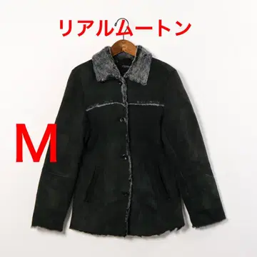 H3694 리얼 무스탕 양가죽 시어링 퍼 자켓