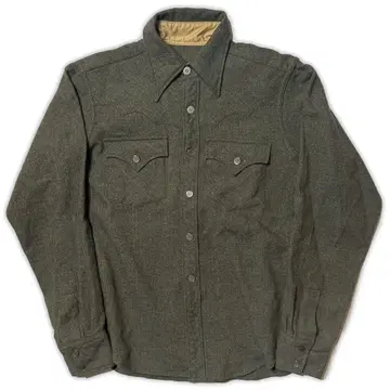 40s USA제 빈티지 롱 포인트 웨스턴 셔츠