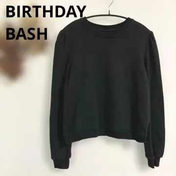 BIRTHDAY BASH 맨투맨 블랙