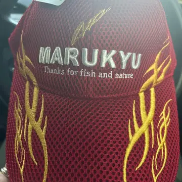 MARUKYU 메쉬 모자 빨간색 56-60cm