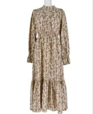 [ 새상품급 ] MOUSSY 플라워 프린트 롱 원피스 사이즈 1