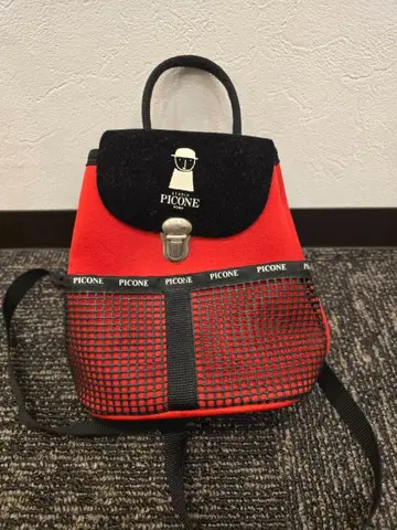 PICONE 백팩 백팩 레드 블랙