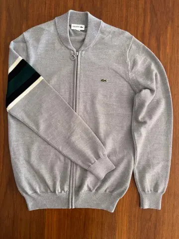LACOSTE 집업 니트 US M (일본 L 상당)
